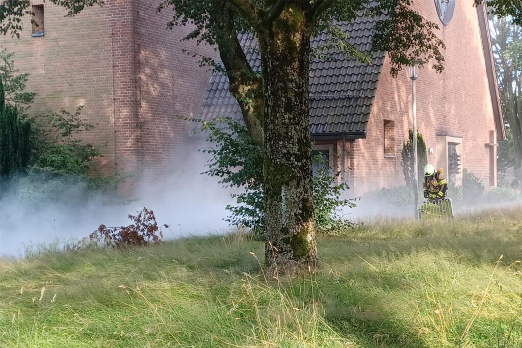Feuerwehr Übung Brand Haltern