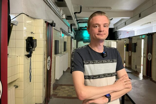 Marvin Reuter im Escape Room in Dorsten