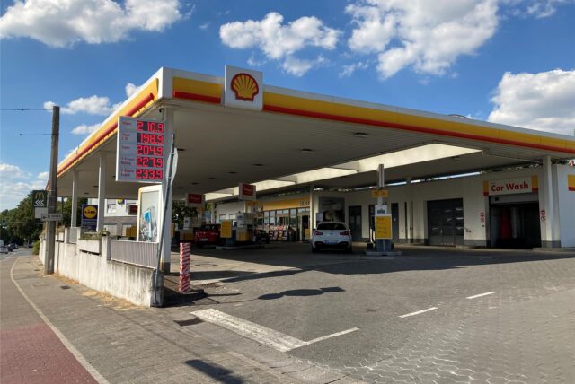 Shell-Tankstelle an der Hertener Straße in Recklinghausen.
