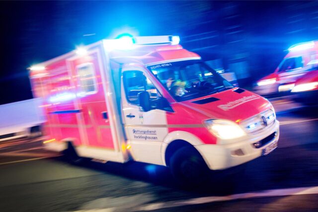 Ein Rettungswagen in Recklinghausen.