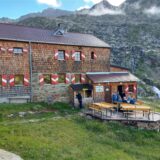 Berghütte in den Alpen