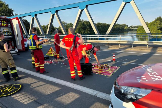 Rettungskräfte im Einsatz