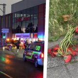 Auf der Evinger Straße ereignete sich im Juni ein tödlicher Verkehrsunfall. Ein elfjähriger Junge verlor dabei sein Leben, seine 15-jährige Schwester wurde schwer verletzt. Die Gedenkstelle erinnert an den Unfall.
