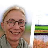 Bildmontage: Stefanie Hugot links, Dortmund-Ems-Kanal und Feld Im Dicken Dören rechts.