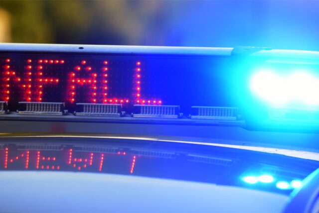 Ein Polizeiauto
