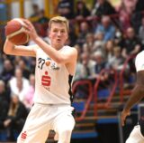 Basketball Regionalliga West 23. September 2023, Sporthalle Rosa-Parks-Schule. Hertener Löwen – ETB Miners Essen 68:66.