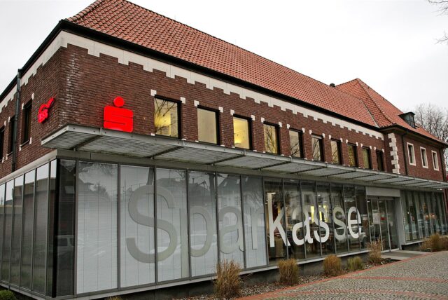 Außenansicht der Sparkasse