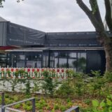 Baustelle vor der Dattelner Stadthalle.