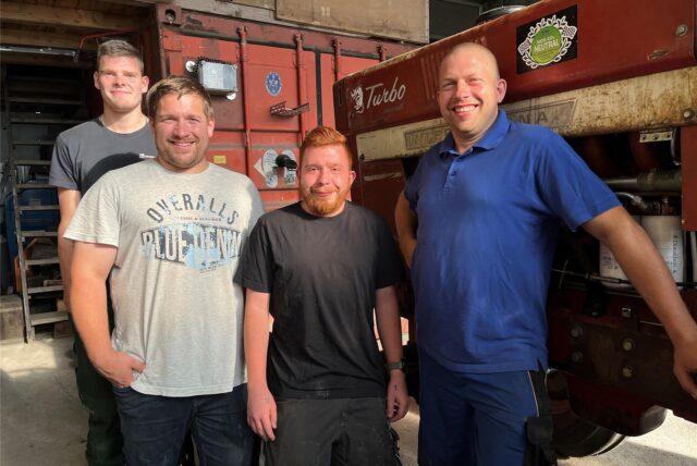 Ulrich Stockhofe, Matthias Schulte-Althoff, Andy Wiedenhöft und Benedikt Schulte-Althoff