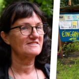 Eine Montage zeigt Dorothee Zijp und den Eingang eines Bauernhofes.