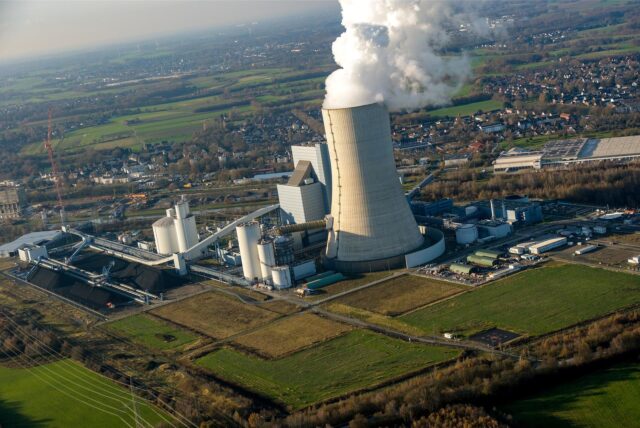 Luftbild vom Kraftwerk Datteln 4