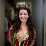 Kostümanprobe für die neue Rolle im Phantom der Oper: Leonie Kappmeier spielt Christine Daaé.