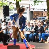 Ausschnitt aus dem Theaterstück „Andiamo – auf geht’s“ der Theatergruppe La Poesia in Herten-Mitte.