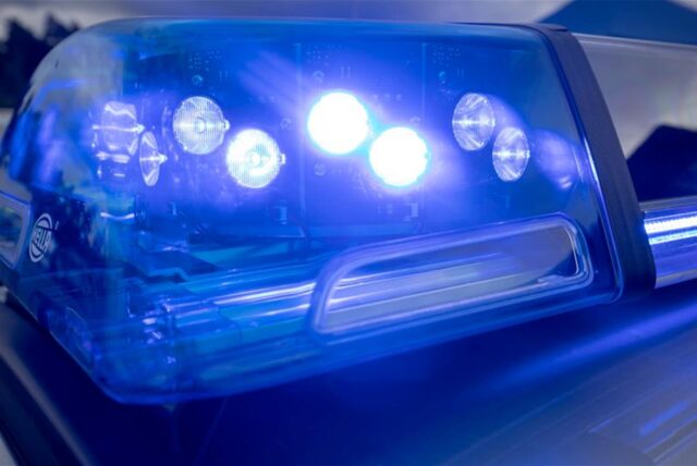 Blaulicht auf einem Polizeiauto (Symbolbild).
