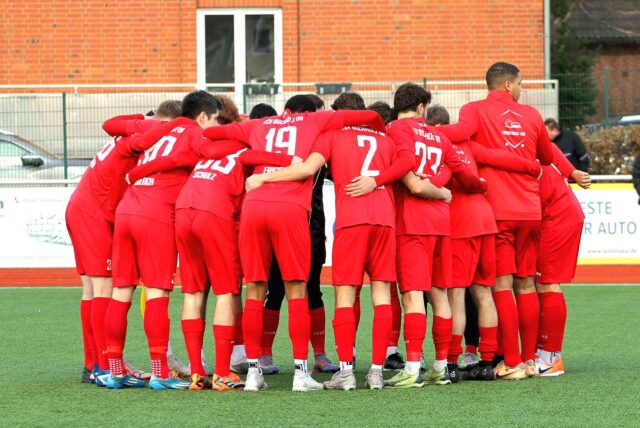 Mannschaftskreis des TSV Buchholz 08 aus der Oberliga Hamburg.