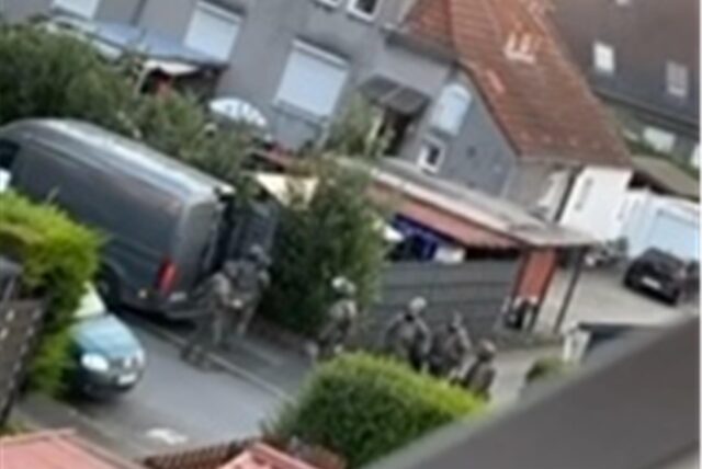 Ein verschwommenes Bild.