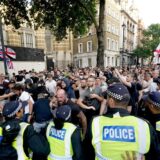 In London eskalierten Proteste von Ultranationalisten.