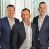 Die geschäftsführenden Gesellschafter Dennis Sahlmen, Filippo Livera und Mischa Stratmann