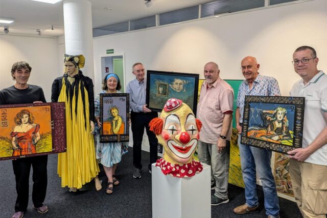 Mitglieder des Freundeskreises Edurano und des Dorstener Kunstvereins.