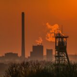 Sonnenuntergang über Castrop-Rauxel: Im Sommer ist es gerade in der Altstadt sehr heiß. Es fehlt schattiges Grün.