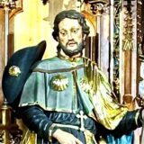 Rochus-Figur in der Rochus-Kapelle in Bingen