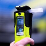 Ein Alkohol-Messgerät der Polizei