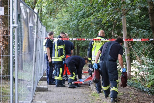 Im Fluss Volme in Hagen ist ein toter Mann entdeckt worden.