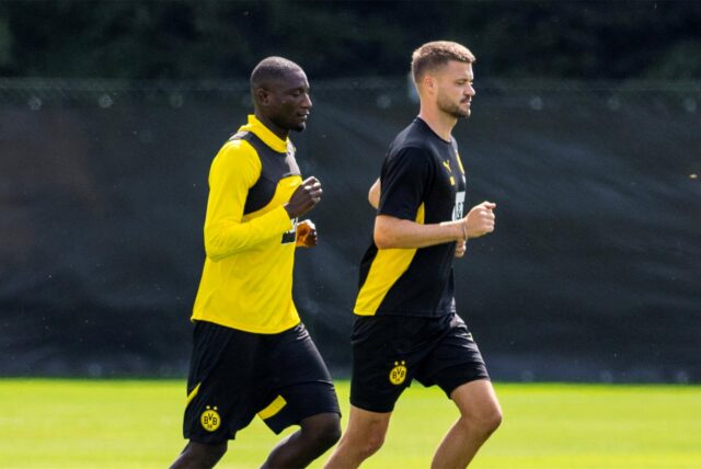 Derhou Guirassy im Lauftraining.