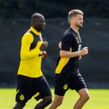 Derhou Guirassy im Lauftraining.