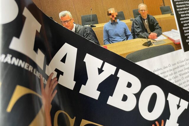 In der Juli-Ausgabe des Playboy tauchen „by the way“ auch zwei Recklinghäuser auf: einen Gewalttäter und seinen Verteidiger.