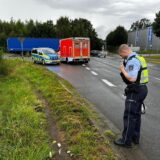 In Dorsten kam es zu einem schweren Fahrradunfall.