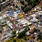 Luftbildaufnahme der Cranger Kirmes aus dem Jahr 2019.