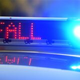 Ein Blaulicht auf einem Einsatzfahrzeug