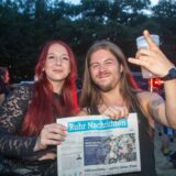 Davina und Andre waren neulich auf der Titelseite unserer Zeitung zu sehen, als wir das Steel-meets-Steel angekündigt haben. Das Archivbild stammt aus dem Jahr 2018.