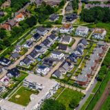 Luftbild von der Siedlung am Kräuterhof.