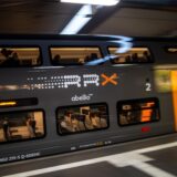 Der RRX am Dortmund Hauptbahnhof.