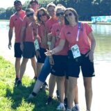 Das Supporting-Team der deutschen Reiter im Garten von Versailles
