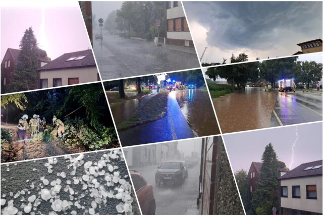 Gewitter Unwetter Extrem Haltern