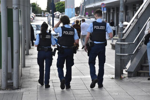 Bundespolizisten am Hauptbahnhof Dortmund.