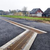 Die Erschließungsstraße im Baugebiet Nesberg