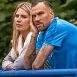 Kevin Großkreutz sah sich gemeinsam mit seiner Freundin Sina das Spiel zwischen seinem SV Wacker und dem FC Brünninghausen an.