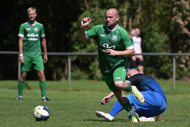 Patrick Grüner brachte GW Erkenschwick II gegen den FC 96 Recklinghausen III im ersten Durchgang zweimal in Führung.