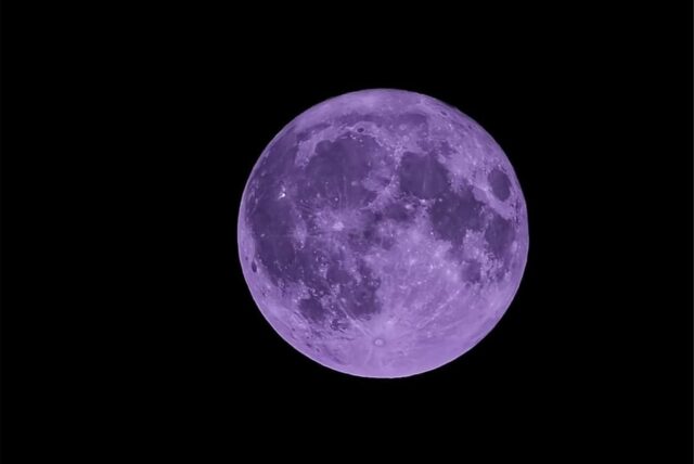 Blauer Supermond Haltern Fotografie Himmel