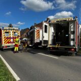 Auf der Rhader Straße in Dorsten-Lembeck hat es einen schweren Verkehrsunfall gegeben.