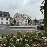 Blick auf den Kreisverkehr an der Hertener Straße in Recklinghausen.