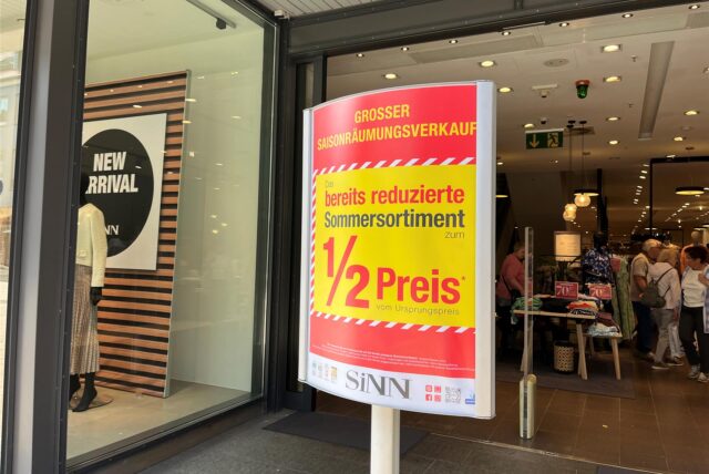 Rabatte beim Modehaus Sinn