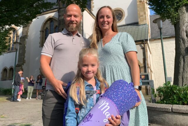 Einschulung an der Aplerbecker-Mark-Grundschule in Dortmund.