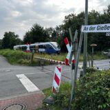 Ein Bahnübergang