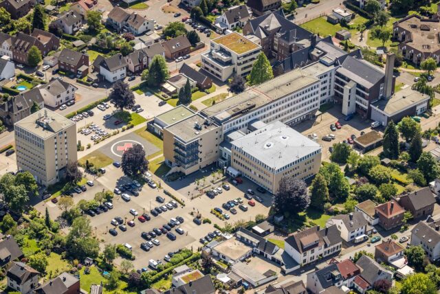 Das Sixtus-Krankenhaus aus der Luft