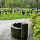 Blick auf den Waldfriedhof am Tüshausweg in Dorsten-Holsterhausen.
